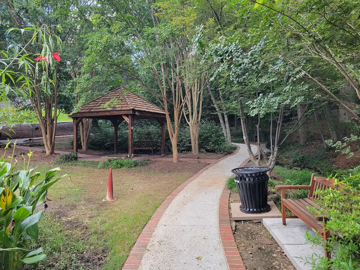 Heritage Sandy Springs park, next to City Springs, where the city's Sparkle celebration began